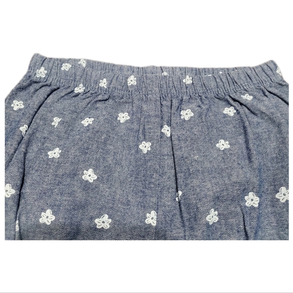 Carter's Child of Mine 2Pc Blue Floral Top & Bloomers Set Size 3-6Months - Picture 7 of 11